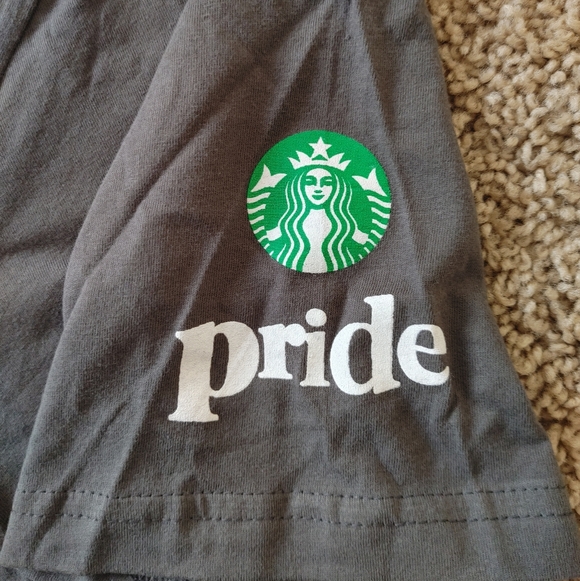 Starbucks Pride 'Love Onward' Gray Tee XXL - Picture 3 of 8